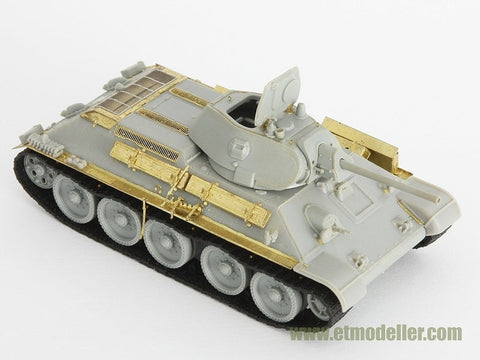 E.T.モデル E72-005 1/72 WWII ソビエト T-34/76 1941年型(ドラゴン用) エッチングパーツ