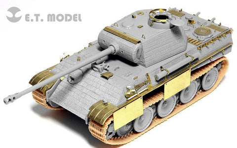 E.T.モデル E72-009 1/72 WWII ドイツ パンサー G型(ドラゴン用) エッチングパーツ