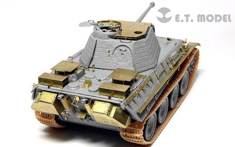 E.T.モデル E72-010 1/72 WWII ドイツ パンサー G 対空装甲(ドラゴン用) エッチングパーツ