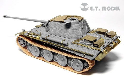 E.T.モデル E72-010 1/72 WWII ドイツ パンサー G 対空装甲(ドラゴン用) エッチングパーツ