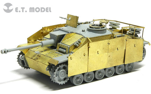 E.T.モデル E72-015 1/72 WWII ドイツ III号突撃砲G型 初期型(ドラゴン 7283用) エッチングパーツ