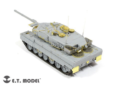 E.T.モデル E72-027 1/72 現用ドイツ レオパルト2 A6(ドラゴン 7232用) エッチングパーツ