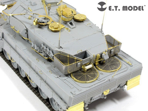 E.T.モデル E72-027 1/72 現用ドイツ レオパルト2 A6(ドラゴン 7232用) エッチングパーツ