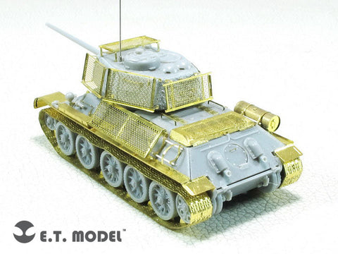 E.T.モデル E72-038 1/72 ソビエト T-34/85,JS-2用 ベッドスプリングアーマー (汎用) エッチングパーツ