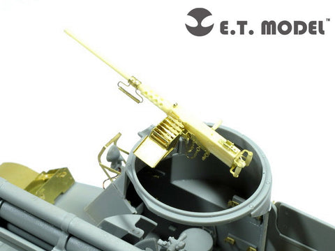 E.T.モデル EA35-040 1/35 WWII アメリカ陸軍 M2HB 機関銃 w/50発 弾薬箱(汎用)