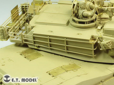 E.T.モデル EA35-095 1/35 アメリカ陸軍 M1A1/A2 エンジン&タレットラック グリルセット(タミヤ 35269)