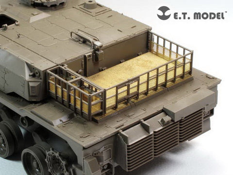 E.T.モデル EA35-096 1/35 陸上自衛隊 10式戦車 エンジン&タレットラック グリルセット(タミヤ 35329)