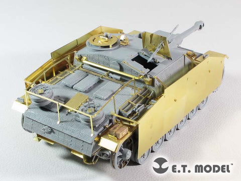 E.T.モデル EA35-107 1/35 WWII ドイツ III号突撃砲 G型 フェンダー(ドラゴン スマートキット用)