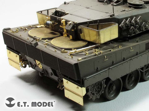 E.T.モデル EA35-115 1/35 ドイツ レオパルト2 A5/6 MBT エンジン&タレットラックグリルメッシュ(タミヤキット用)