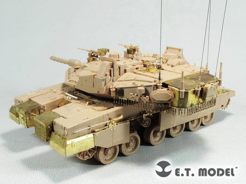 E.T.モデル EA35-125 1/35 イスラエル メルカバMk4Mトロフィーアクティブ防御システム用チェーンスカートセット(モンモデル用)