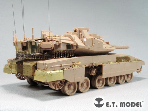 E.T.モデル EA35-125 1/35 イスラエル メルカバMk4Mトロフィーアクティブ防御システム用チェーンスカートセット(モンモデル用)