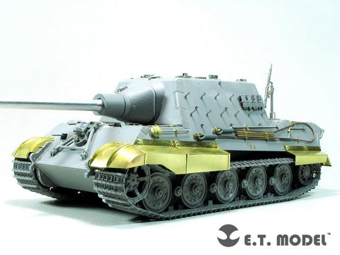 E.T.モデル EA35-128 1/35 WWII ドイツ ヤークトタイガー前/後期型用フェンダー&サイドスカート(タコム用)