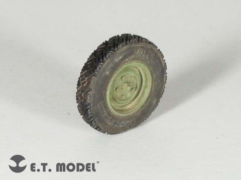 E.T.モデル ER35-020 1/35 ディフェンダーXD W.M.I.K 自重変形ロードホイール(G90)タイプ2(ホビーボス 82446用)