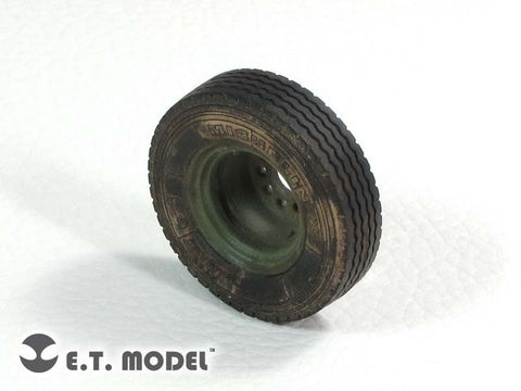 E.T.モデル ER35-042 1/35 現用 アメリカ M1000 トレーラー 自重変形ロードホイール(ホビーボス 85502用)