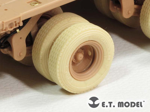 E.T.モデル ER35-042 1/35 現用 アメリカ M1000 トレーラー 自重変形ロードホイール(ホビーボス 85502用)