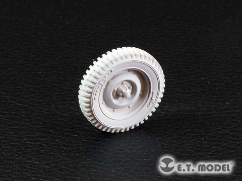 E.T.モデル ER35-044 1/35 WWII アメリカ ウイリスMBジープ 自重変形ロードホイール(汎用)