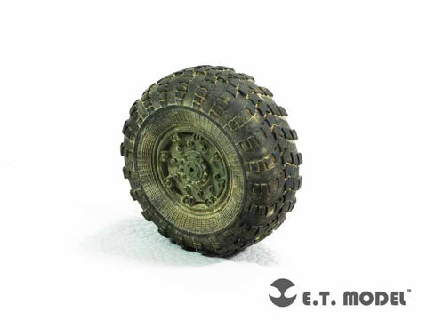 E.T.モデル ER35-060 1/35 ソビエト SS-23 スパイダー タクティカル バリスティックミサイル 自重変形ロードホイール(ホビーボス 85505用)