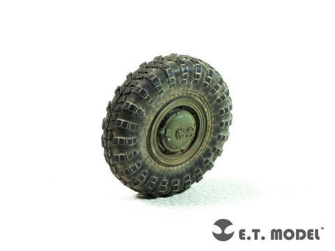 E.T.モデル ER35-067 1/35 ロシア GAZ39371 高機動車 自重変形ロードホイール(トランぺッター 05594用)