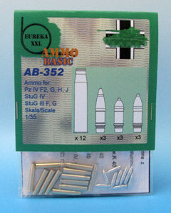 エウレカXXL AB-3502 7,5 cm 弾薬セット Kw.K.40/Stu.K.40 L/43 and L/48用