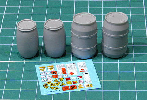 エウレカXXL E-039 1/35 プラスチック製 化学薬品保管 ドラム缶 セット#1
