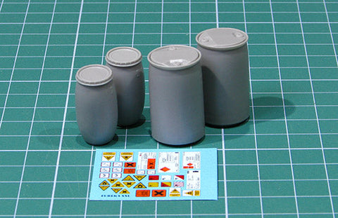 エウレカXXL E-040 1/35 プラスチック製 化学薬品保管 ドラム缶 セット#2