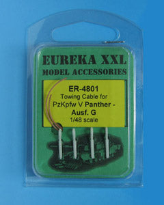 エウレカXXL ER-4801 1/48 V号戦車 パンサーG型 牽引ワイヤー