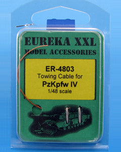 エウレカXXL ER-4803 1/48 IV号戦車 牽引ワイヤー