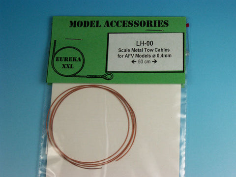 エウレカXXL LH-00 銅製ワイヤーロープ(0,4mm-50cm)