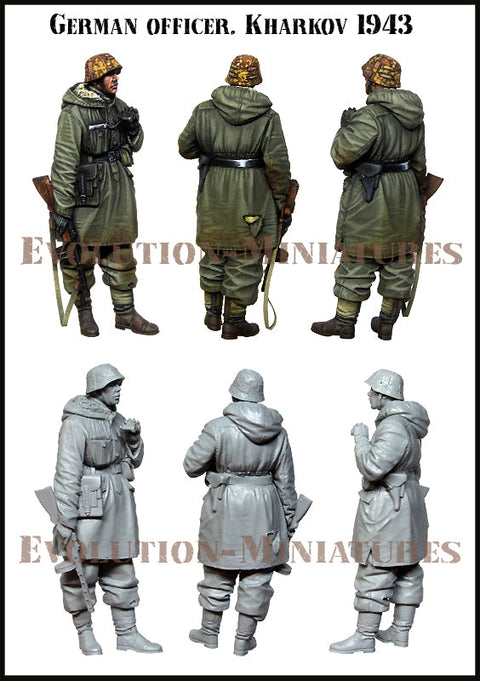エボリューション EM-35005 1/35 WWII ドイツ 将校 ハリコフ戦 1943(1体)