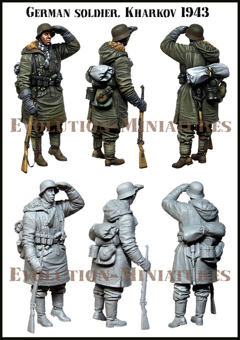 エボリューション EM-35006 1/35 WWII ドイツ 歩兵 ハリコフ戦 1943(1体)