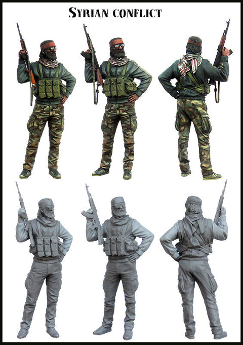 エボリューション EM-35015 1/35 現用 シリア民兵 シリア内戦(1体)