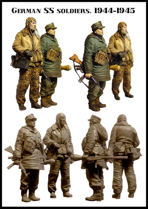 エボリューション EM-35027 1/35 WWII ドイツ 武装親衛隊擲弾兵 1944-45(2体)