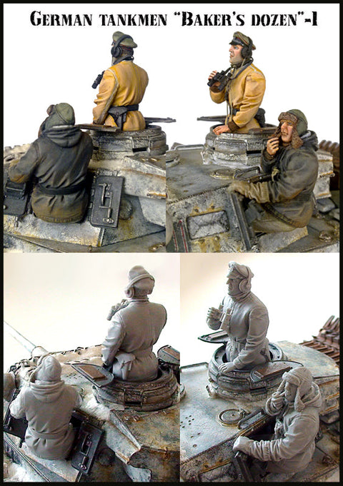 エボリューション EM-35032 1/35 WWII ドイツ 戦車兵 「ベーカーズ・ダズン」(1)(2体)