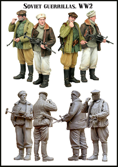 エボリューション EM-35036 1/35 WWII ソビエト パルチザン(2体)