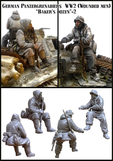 エボリューション EM-35037 1/35 WWII ドイツ 装甲擲弾兵「ベーカーズ・ダズン」(2)(2体)