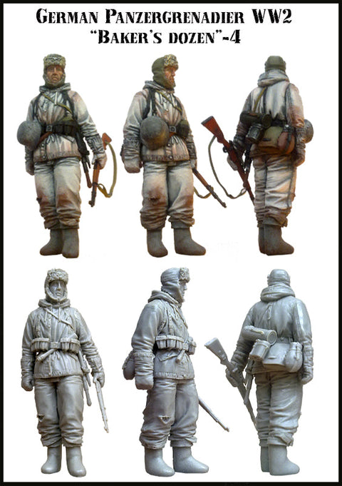 エボリューション EM-35040 1/35 WWII ドイツ 装甲擲弾兵「ベーカーズ・ダズン」(4)(1体)