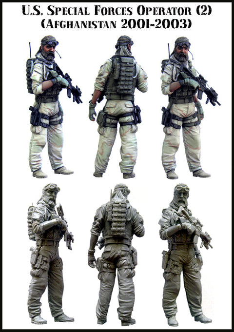エボリューション EM-35047 1/35 現用 アメリカ 特殊部隊兵士 アフガニスタン 2001-2003(2)(1体)
