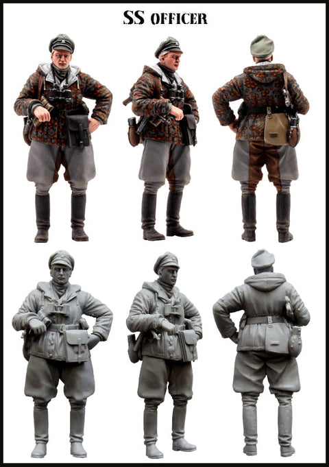 エボリューション EM-35074 1/35 WWII ドイツ 武装親衛隊将校(1体)