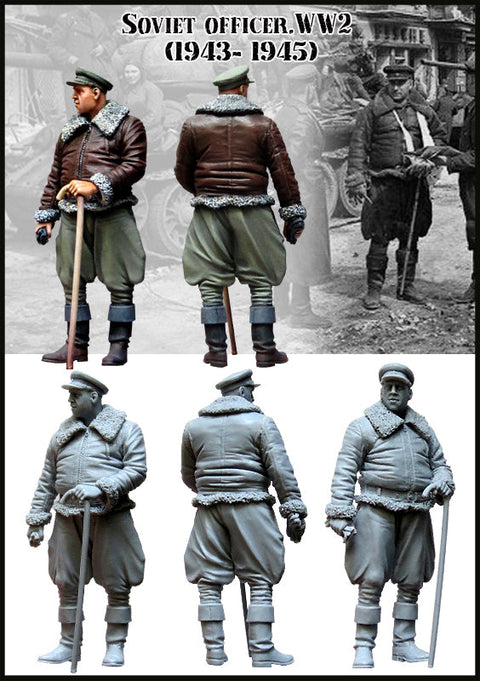 エボリューション EM-35078 1/35 WWII ソビエト 将校 1943-1945(1体)