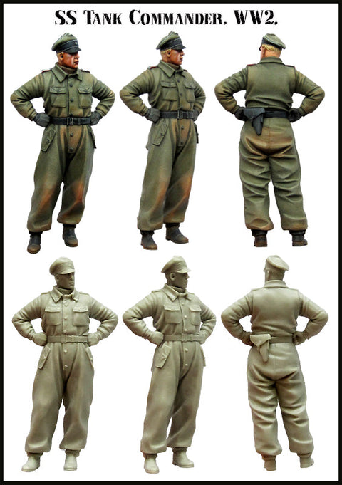 エボリューション EM-35088 1/35 WWII ドイツ 武装親衛隊 戦車長(1体)
