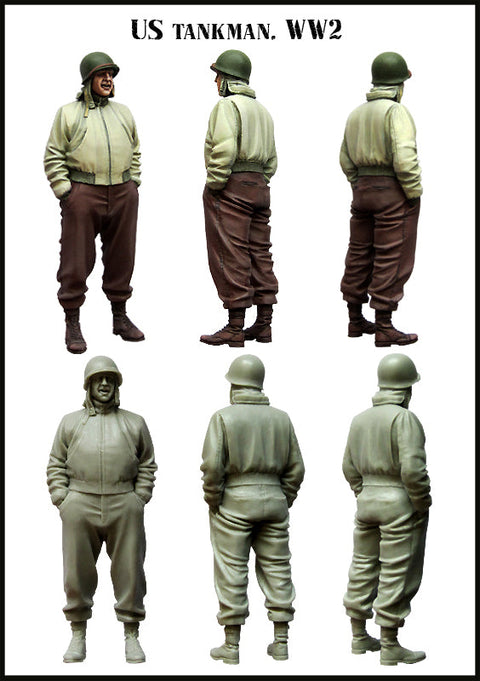 エボリューション EM-35100 1/35 WWII アメリカ 戦車兵 タンカーズジャケット(1体)
