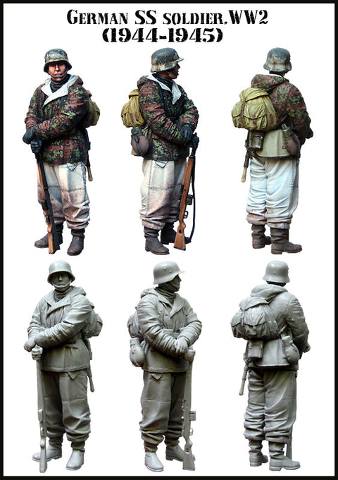 エボリューション EM-35118 1/35 WWII ドイツ 武装親衛隊歩兵 1944-1945 冬季装備(1体)