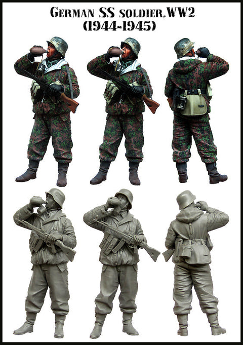 エボリューション EM-35119 1/35 WWII ドイツ 武装親衛隊歩兵 1944-1945 冬季装備(1体)