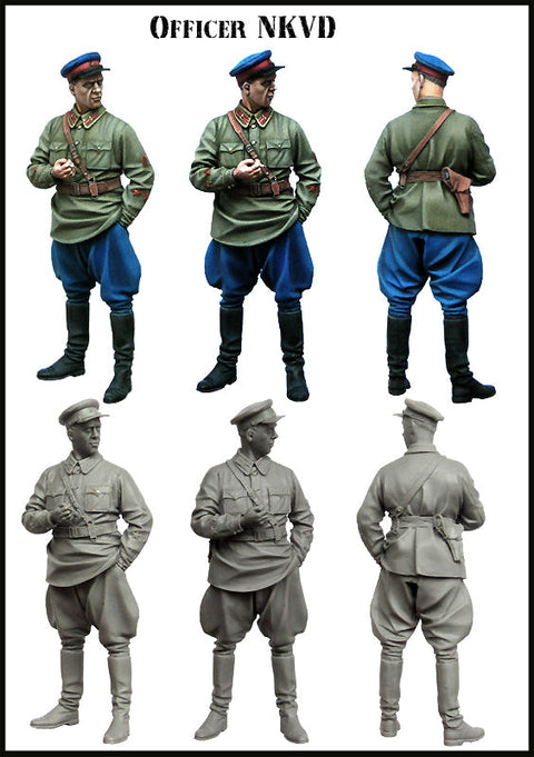 エボリューション EM-35122 1/35 WWII ソビエト 内務人民委員部NKVD 将校(1体)