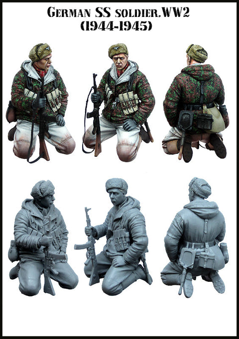 エボリューション EM-35125 1/35 WWII ドイツ 武装親衛隊歩兵 1944-1945(1体)