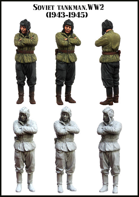 エボリューション EM-35134 1/35 WWII ソビエト 歩兵 休息中 1944-1945(4)(1体)