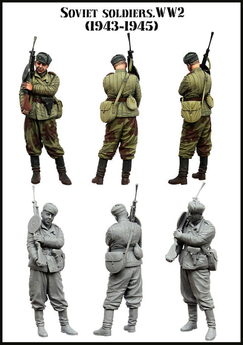 エボリューション EM-35138 1/35 WWII ソビエト 機関銃手 1943-1945(1体)