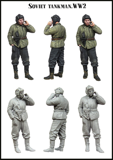 エボリューション EM-35144 1/35 WWII ソビエト 戦車兵(1体)