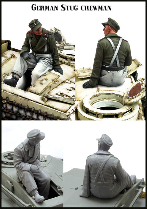 エボリューション EM-35161 1/35 WWII ドイツ 突撃砲兵 冬季装備(1体)