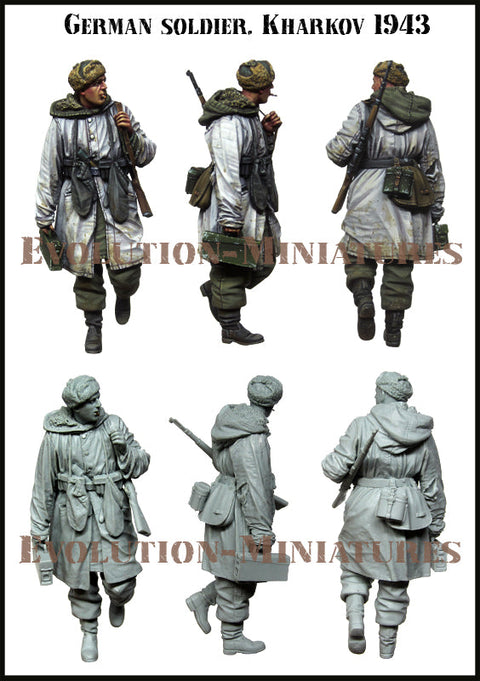 エボリューション EM-35220 1/35 WWII ドイツ 歩兵 ハリコフ戦 1943(10)(1体)